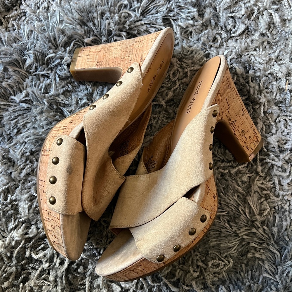 USED SHOES - NINE WEST heels size 8.5